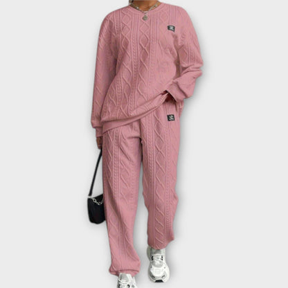 Luna – Conjunto Casual Luna – Conjunto Casual A minha loja Pink S 