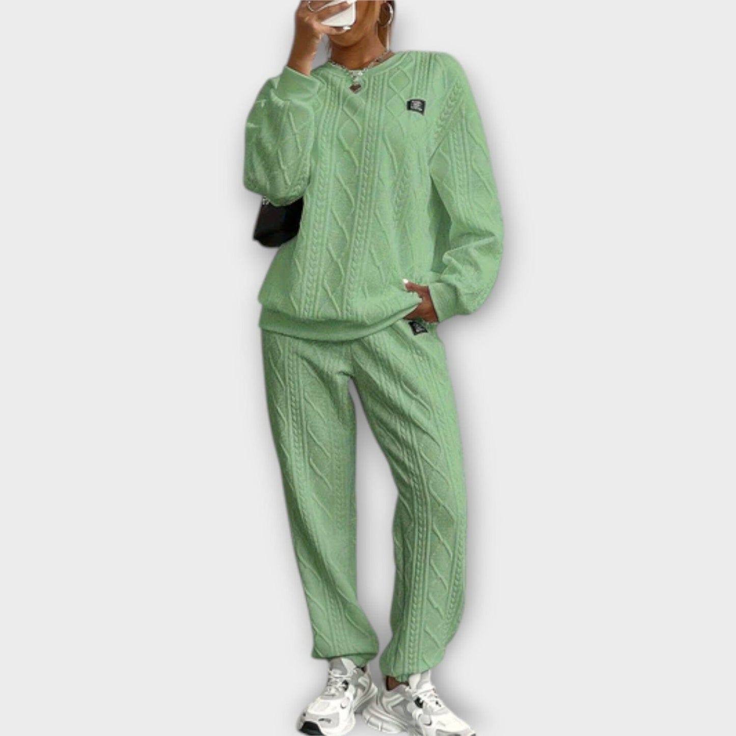 Luna – Conjunto Casual Luna – Conjunto Casual A minha loja Verde S 