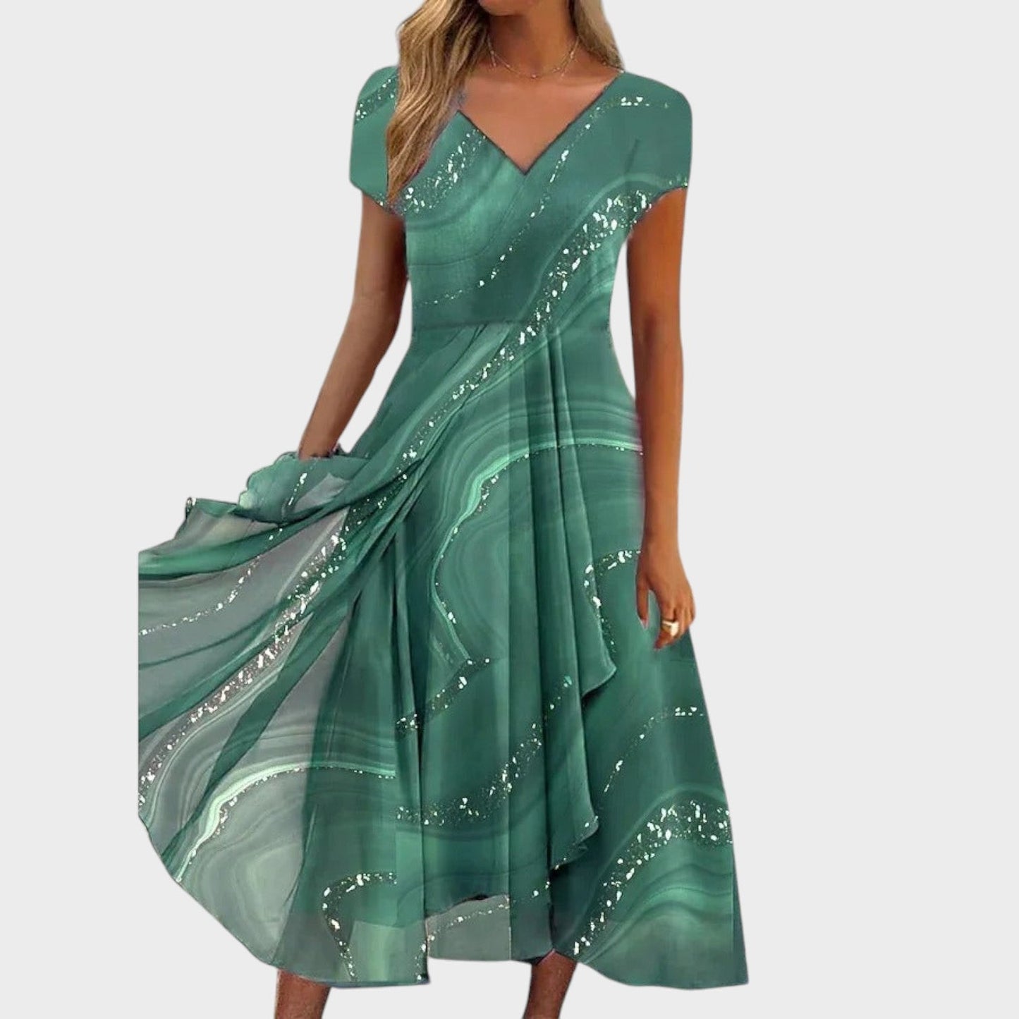 Naomi | Vestido Midi con Escote en V