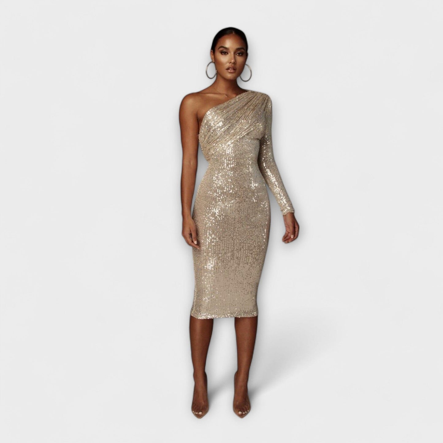 Margely – Vestido de noche con escote cruzado Margely – Vestido de noche con escote cruzado A minha loja 