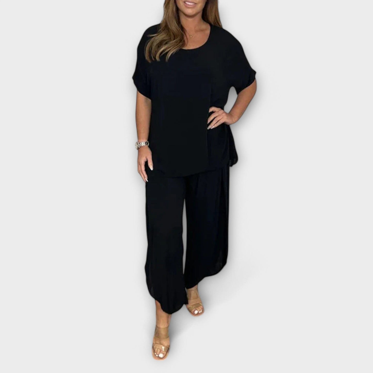 Maria - Conjunto de Dos Piezas Maria - Conjunto de Dos Piezas A minha loja Negro S 