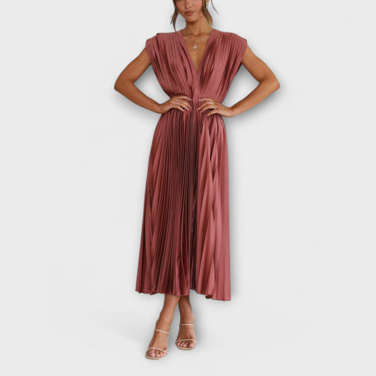 Maria – Vestido plisado elegante Maria – Vestido plisado elegante A minha loja 