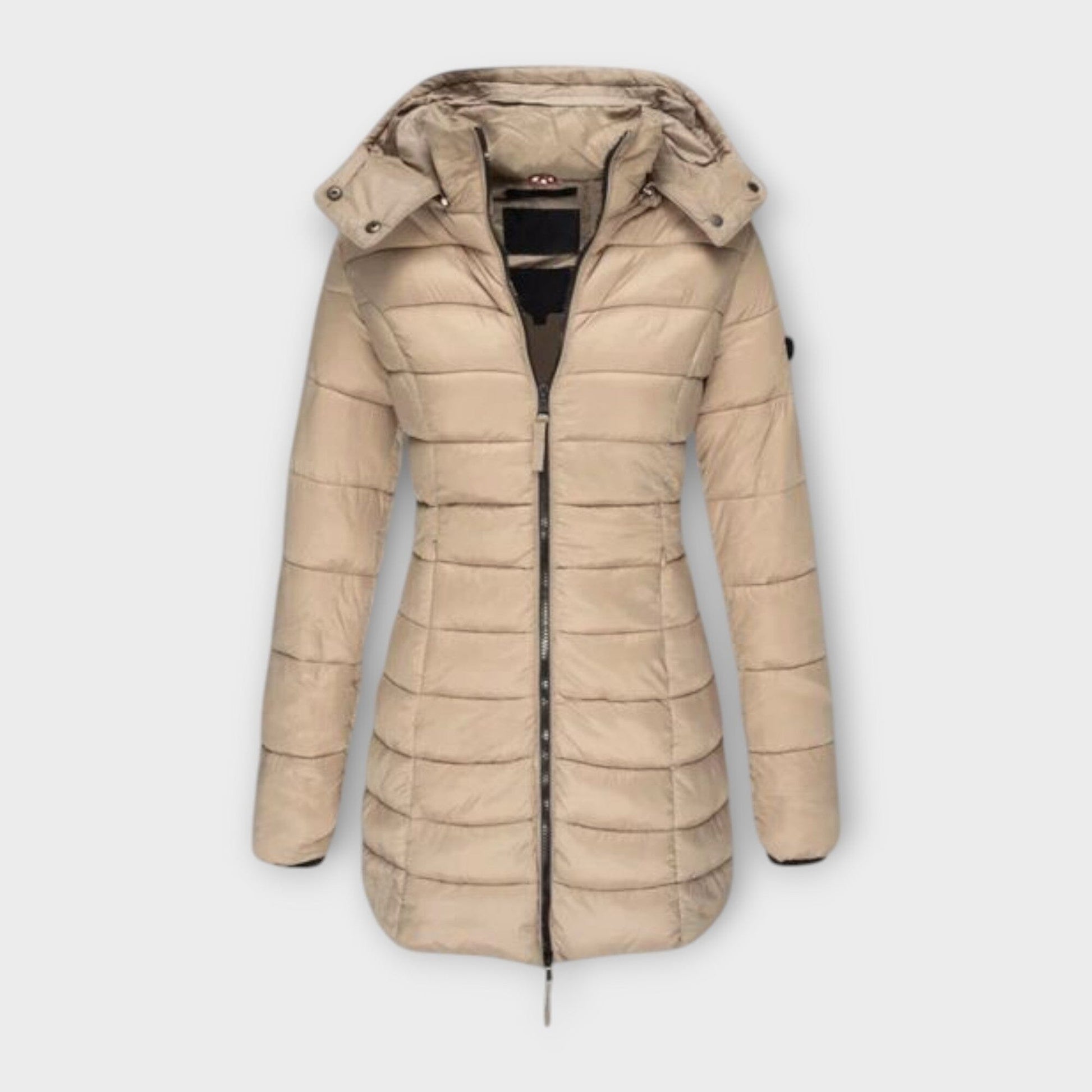 Mathilde - Elegante y Aislante Abrigo de Invierno Mathilde - Elegante y Aislante Abrigo de Invierno A minha loja Khaki XS 