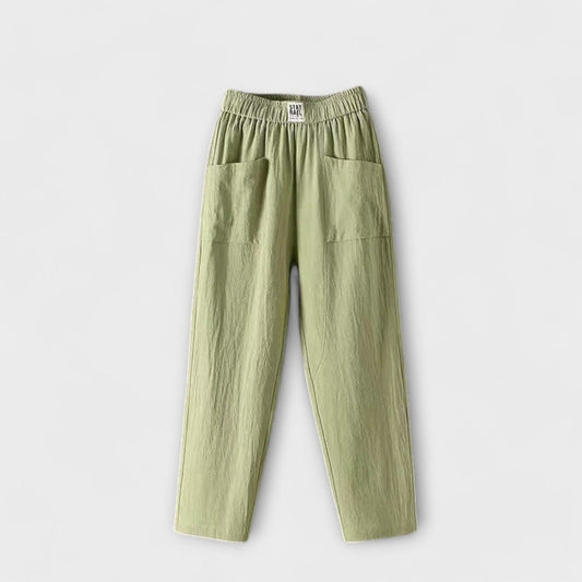 Maya – Pantalón de lino Maya – Pantalón de lino A minha loja Verde S 