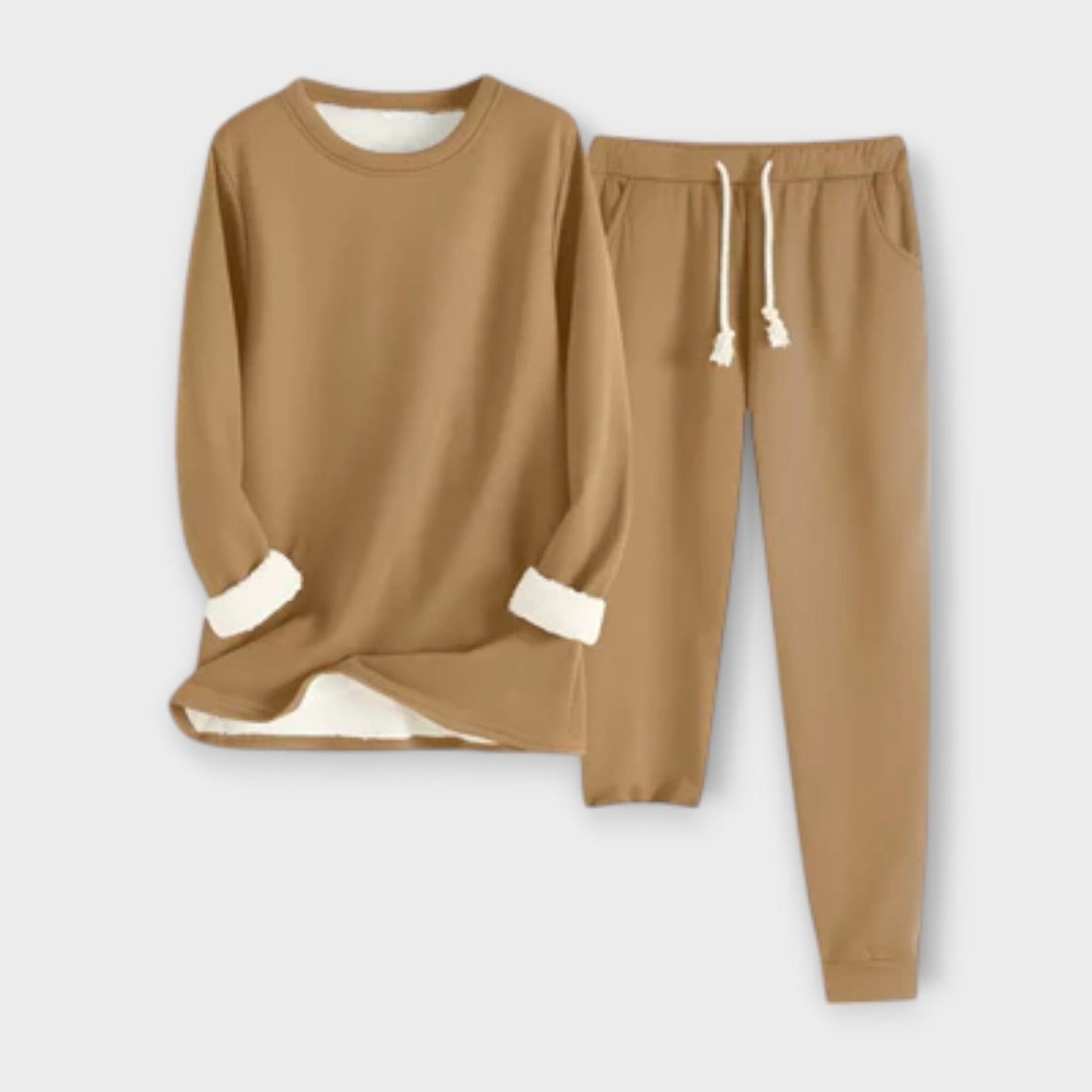 Mia – Conjunto de Forro Polar Térmico Mia – Conjunto de Forro Polar Térmico A minha loja Khaki S 
