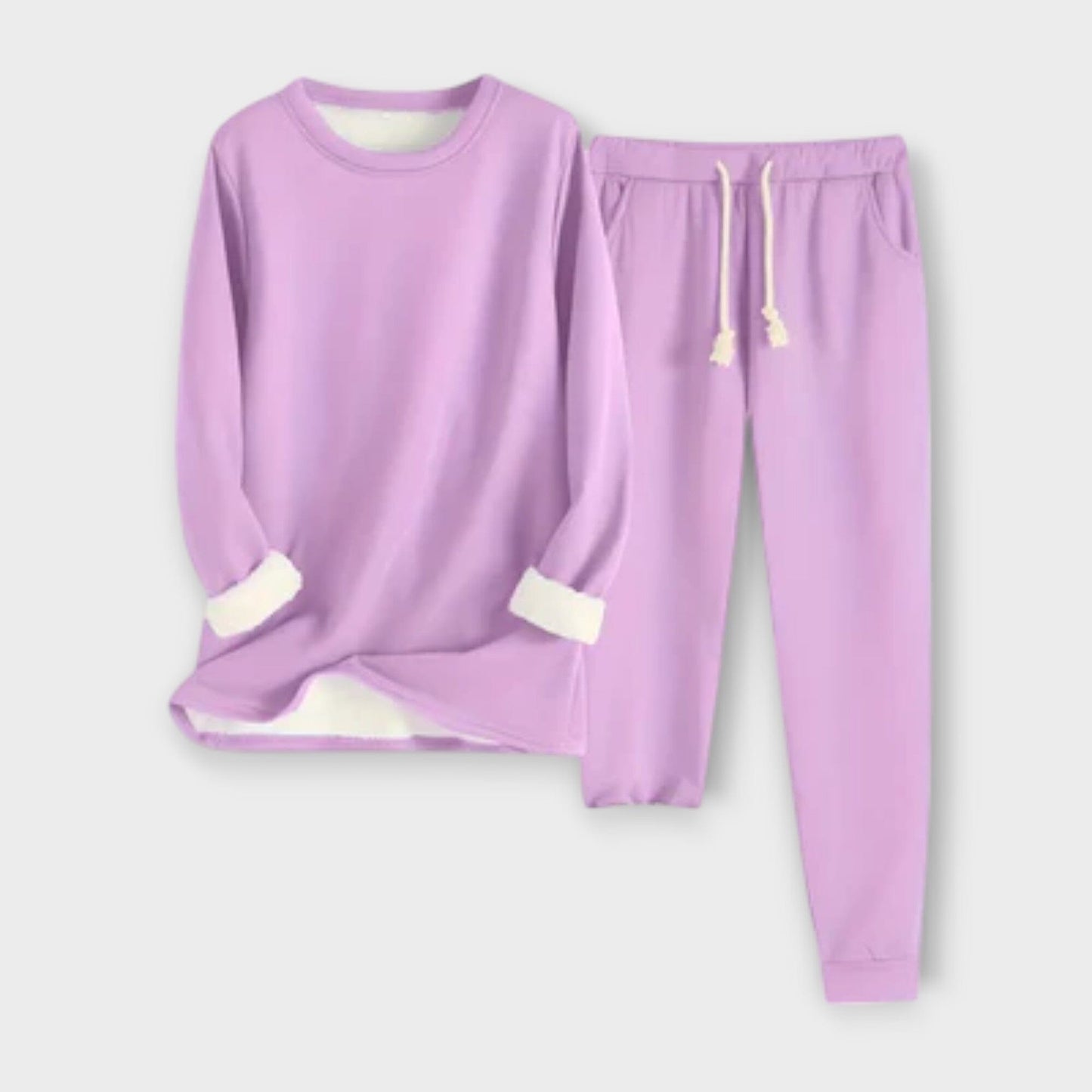 Mia – Conjunto de Forro Polar Térmico Mia – Conjunto de Forro Polar Térmico A minha loja Lila S 