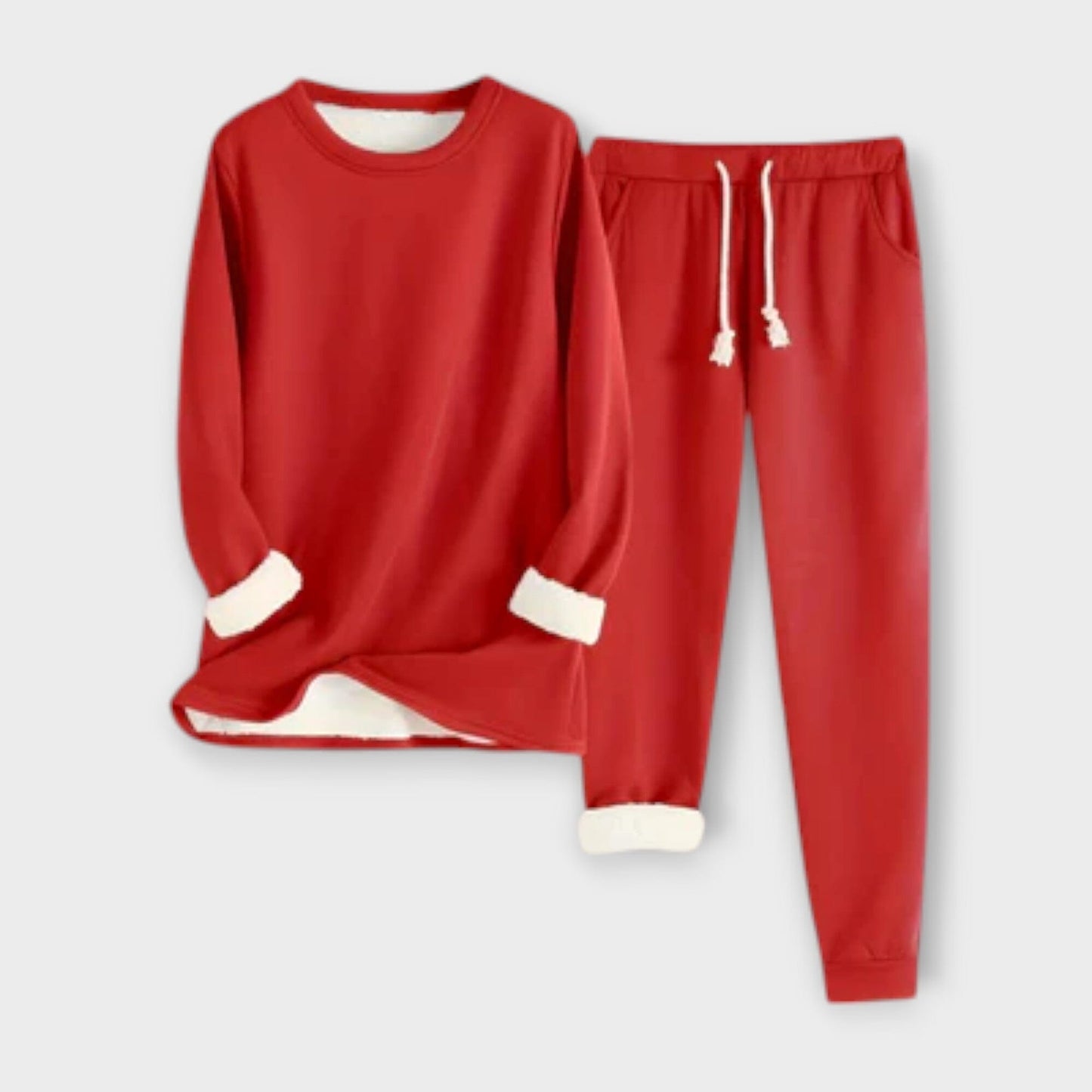 Mia – Conjunto de Forro Polar Térmico Mia – Conjunto de Forro Polar Térmico A minha loja Rojo S 