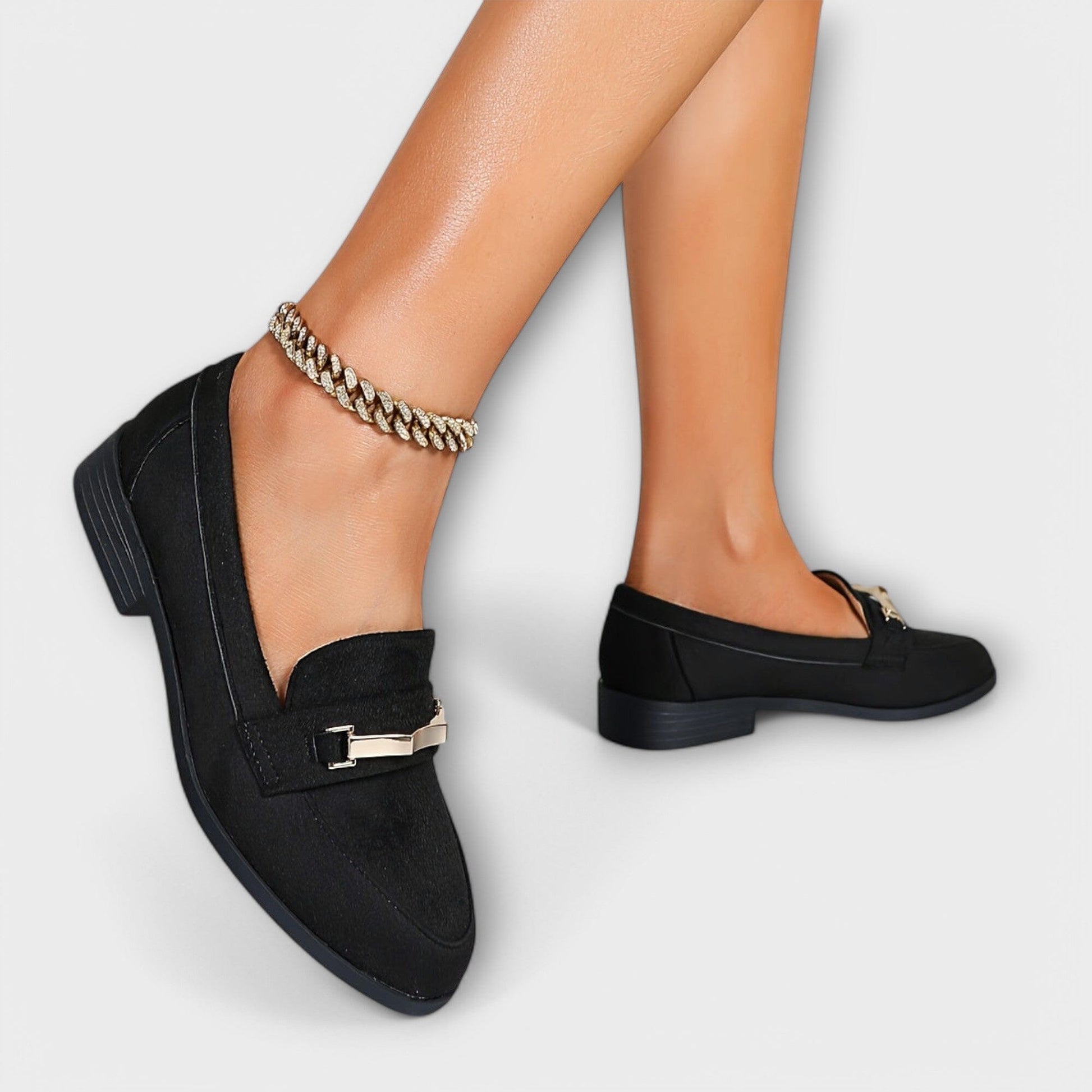 Mocasín de franela Mocasín de franela A minha loja Negro 35 