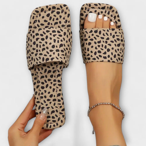 Mocasines planos con estampado de leopardo Mocasines planos con estampado de leopardo A minha loja Beige 37 