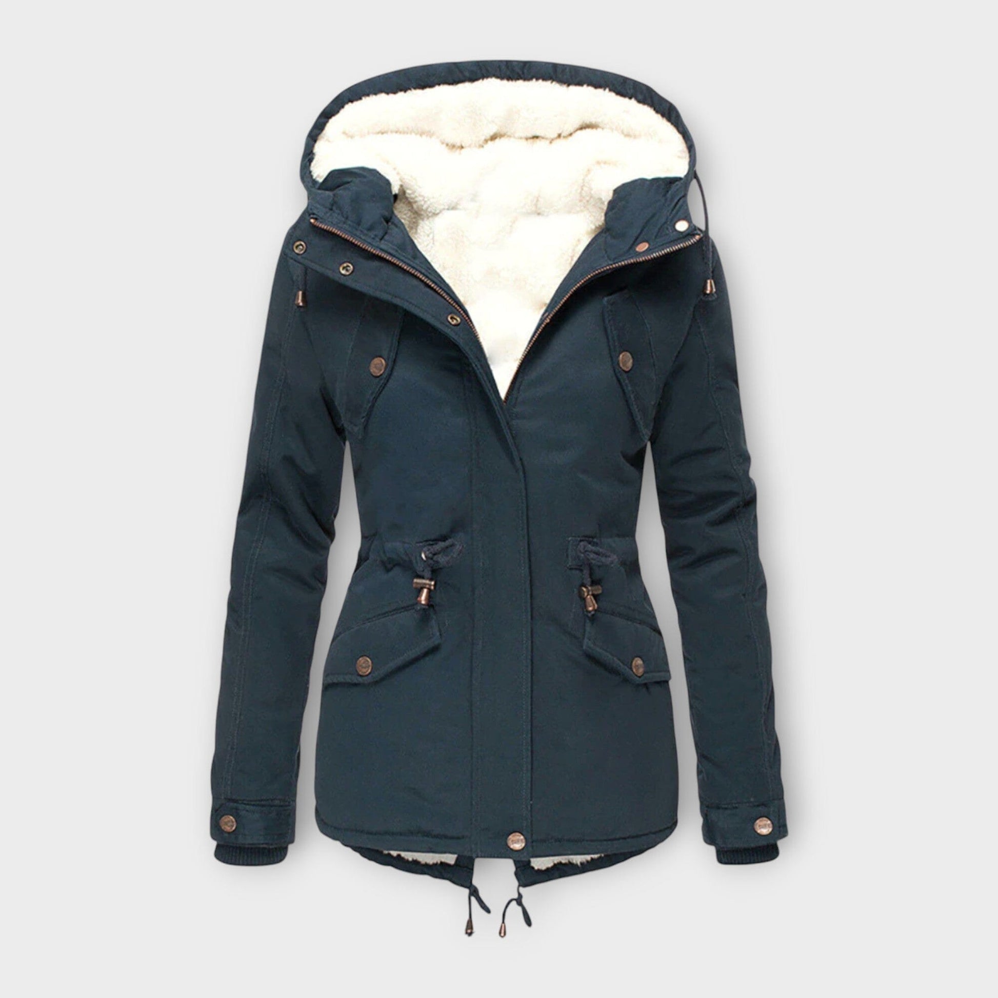 Mori – Chaqueta de invierno impermeable y forrada Mori – Chaqueta de invierno impermeable y forrada A minha loja Azul S 