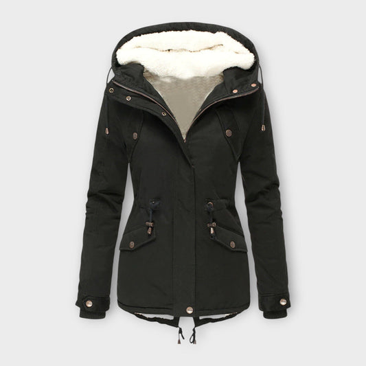 Mori – Chaqueta de invierno impermeable y forrada Mori – Chaqueta de invierno impermeable y forrada A minha loja Negro S 