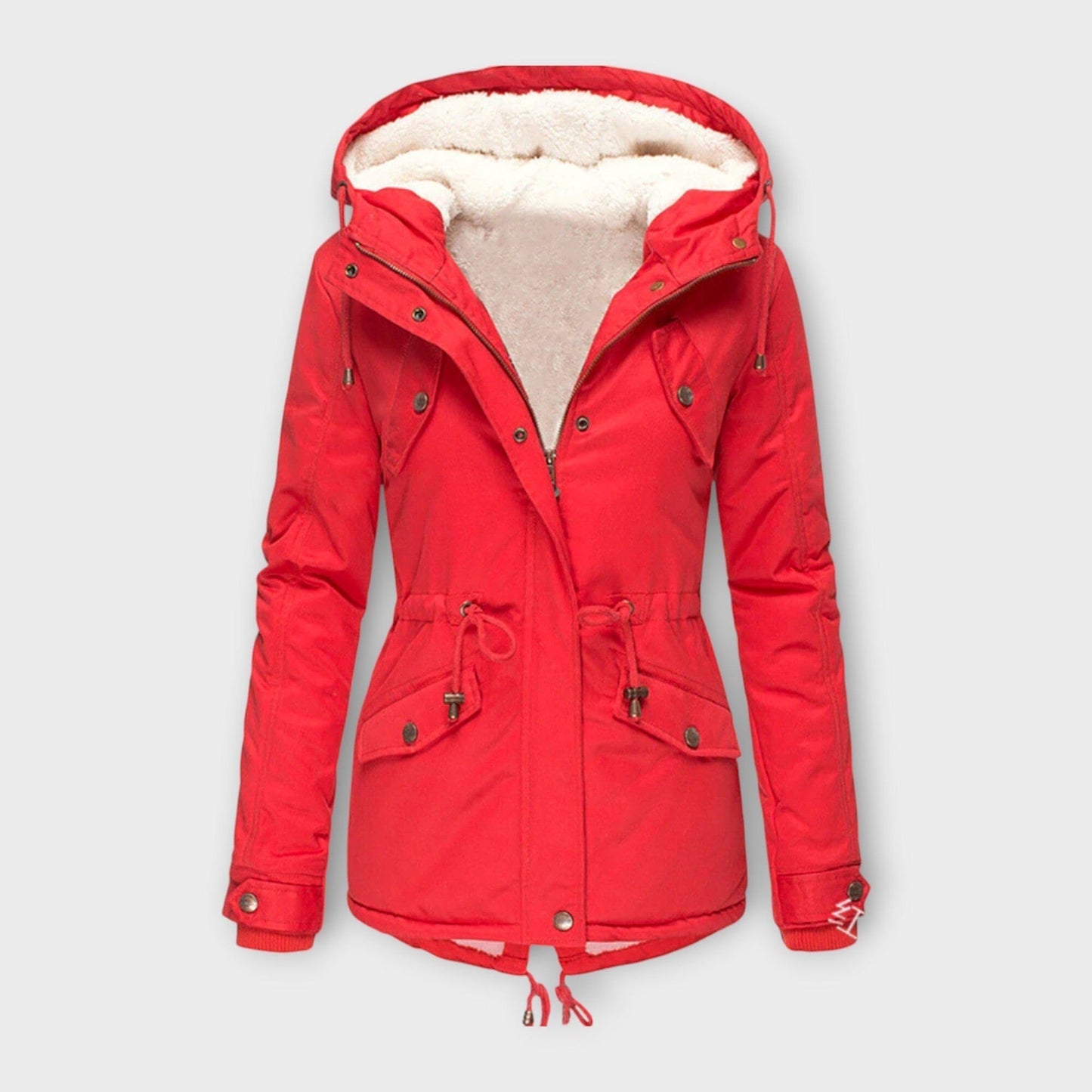 Mori – Chaqueta de invierno impermeable y forrada Mori – Chaqueta de invierno impermeable y forrada A minha loja Rojo S 