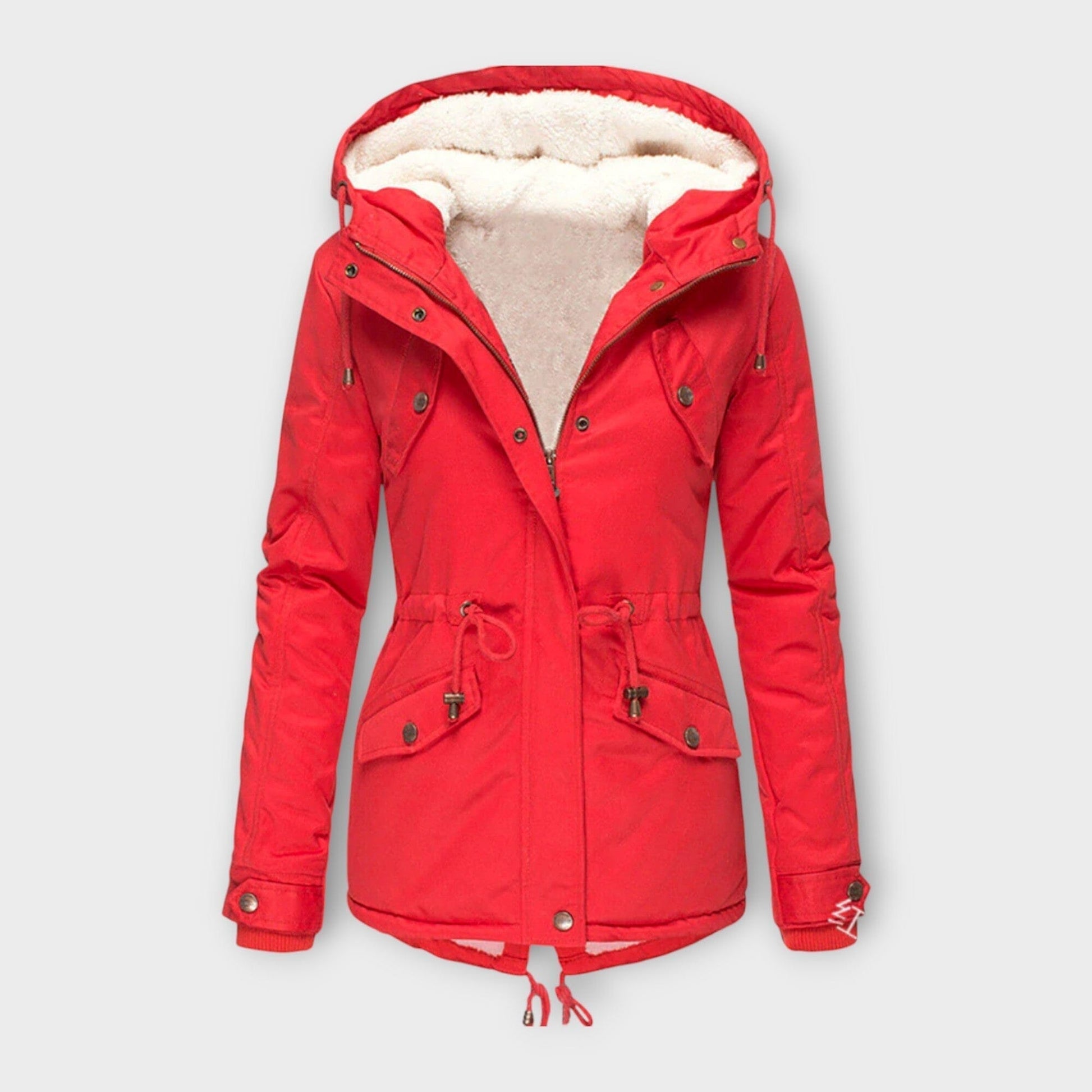 Mori – Chaqueta de invierno impermeable y forrada Mori – Chaqueta de invierno impermeable y forrada A minha loja Rojo S 