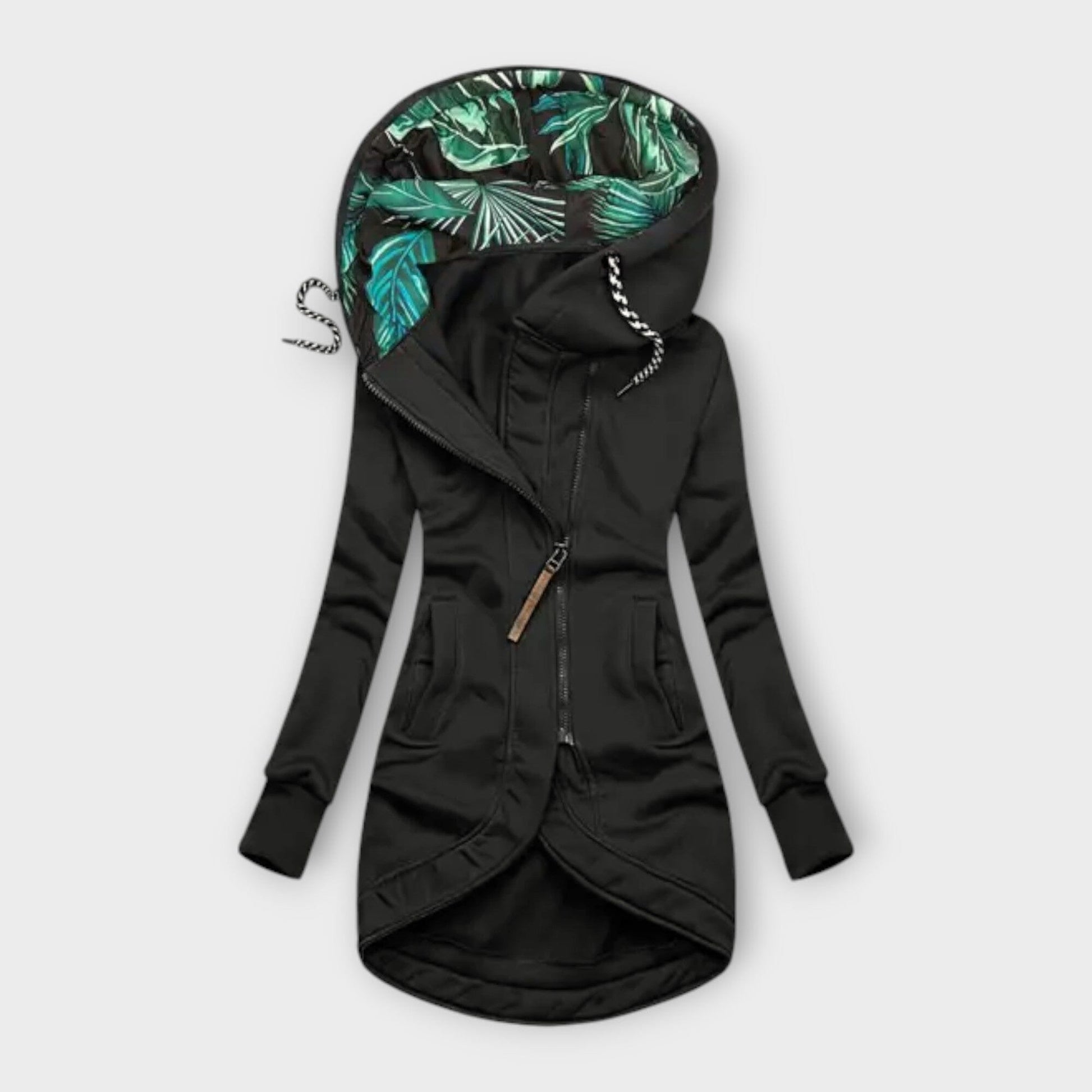 Nora - Elegante Chaqueta Impermeable Nora - Elegante Chaqueta Impermeable A minha loja Negro XS 