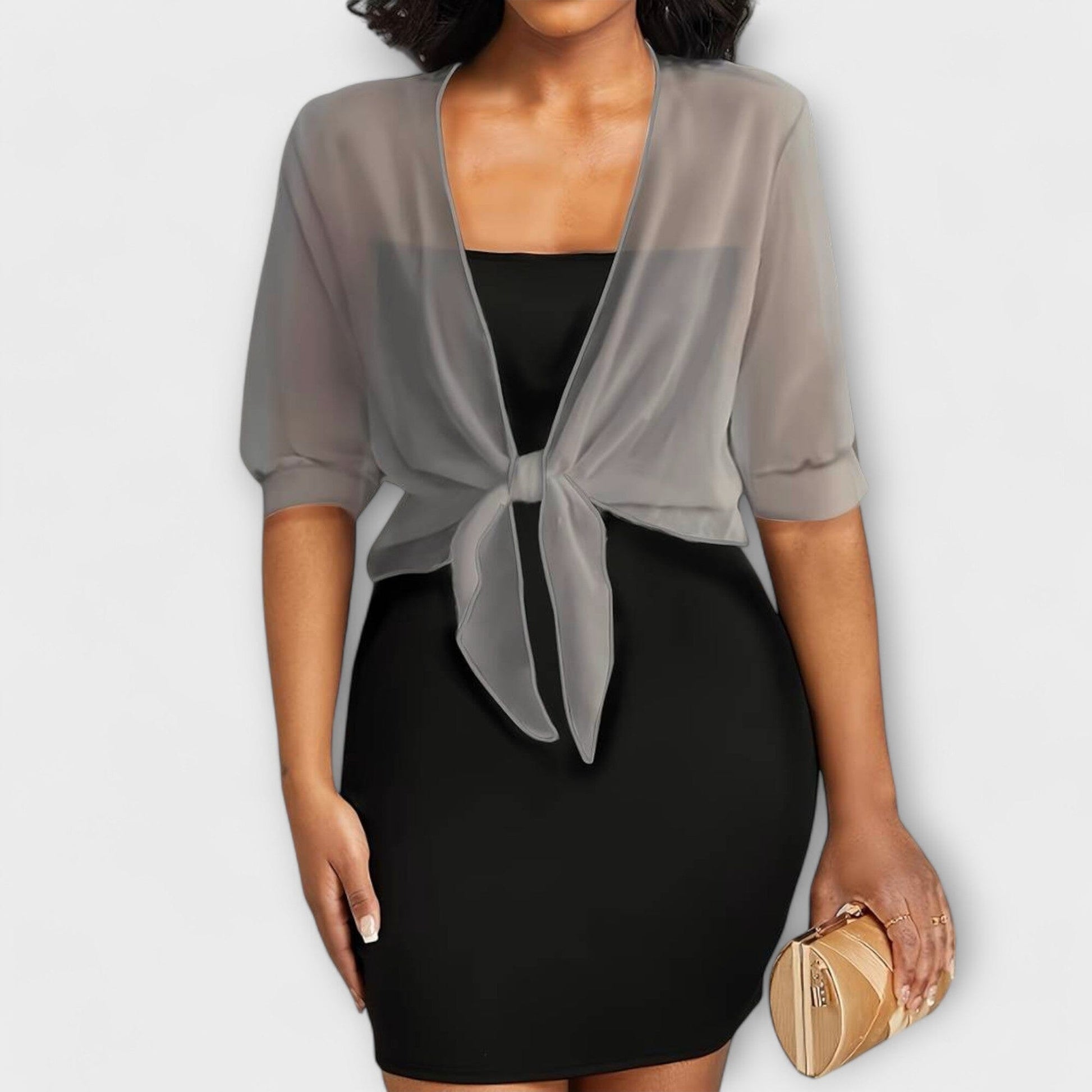 Olivia - Blusa con Frente Abierto Olivia - Blusa con Frente Abierto A minha loja Grau XS 