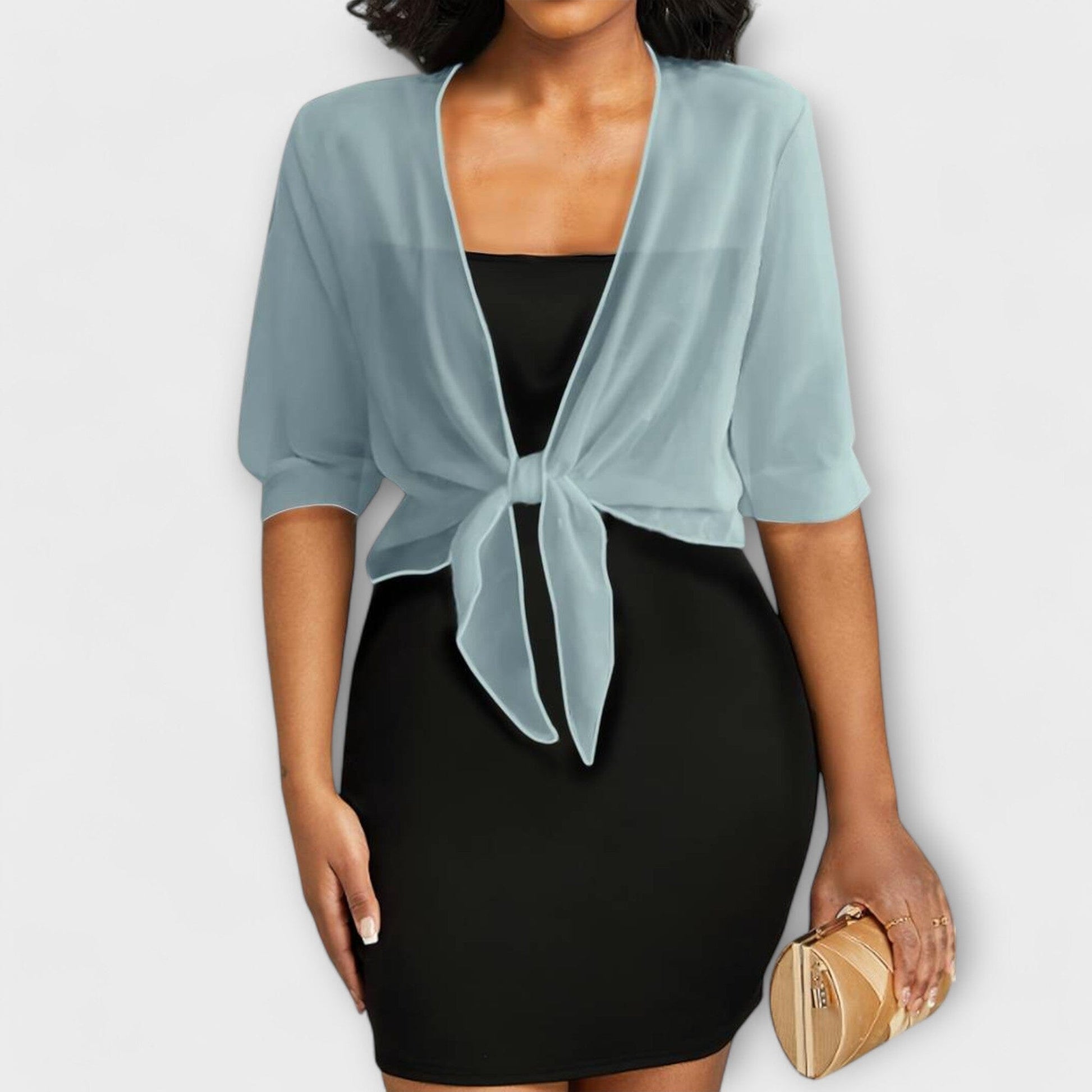 Olivia - Blusa con Frente Abierto Olivia - Blusa con Frente Abierto A minha loja Hellblau XS 