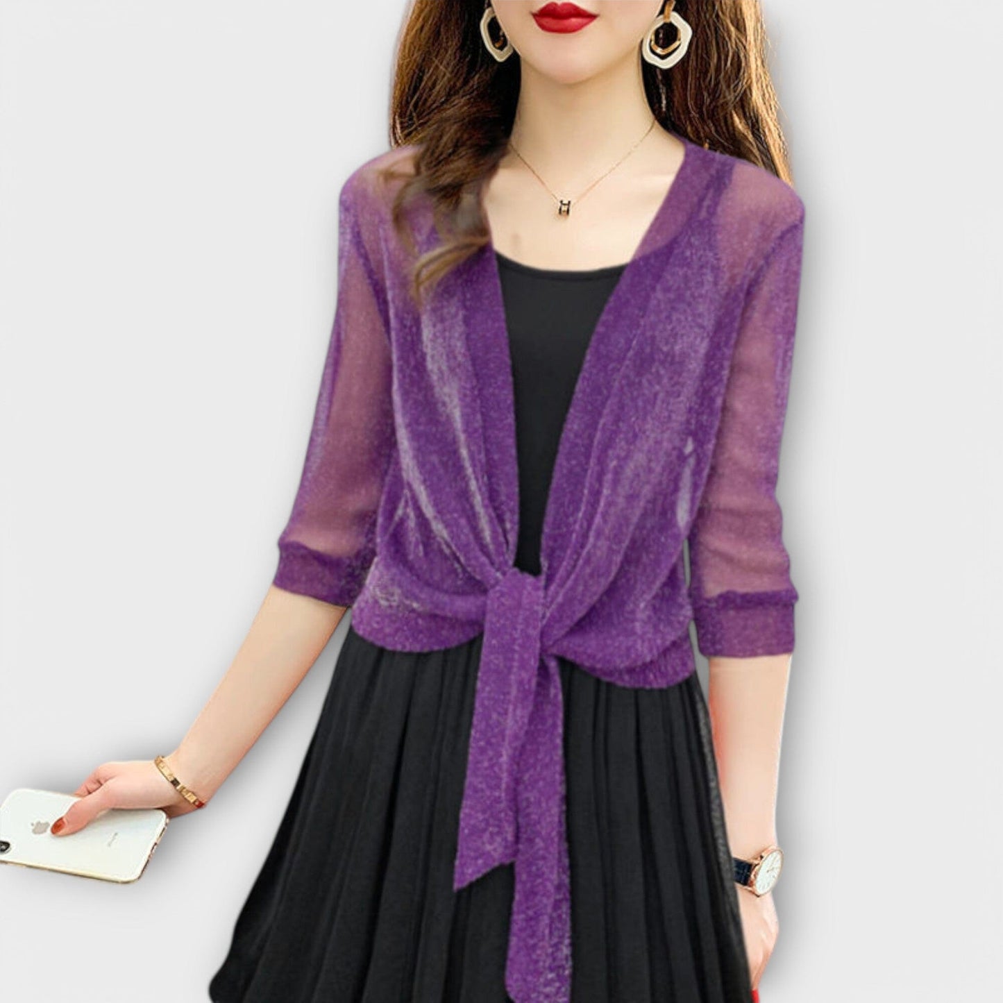 Olivia - Blusa con Frente Abierto Olivia - Blusa con Frente Abierto A minha loja Lila XS 