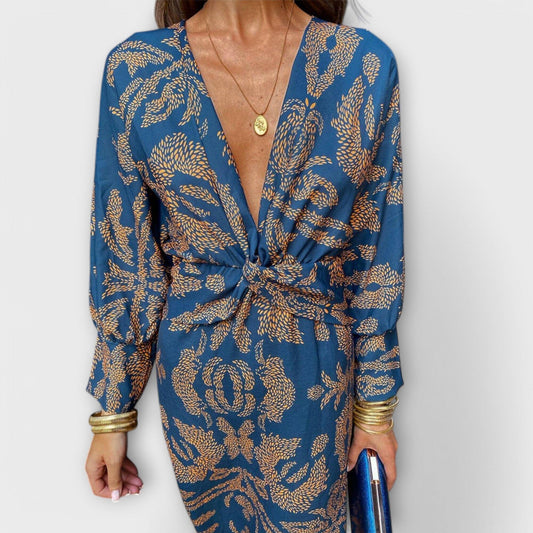 Oriana – Elegante vestido de manga larga Oriana – Elegante vestido de manga larga A minha loja 