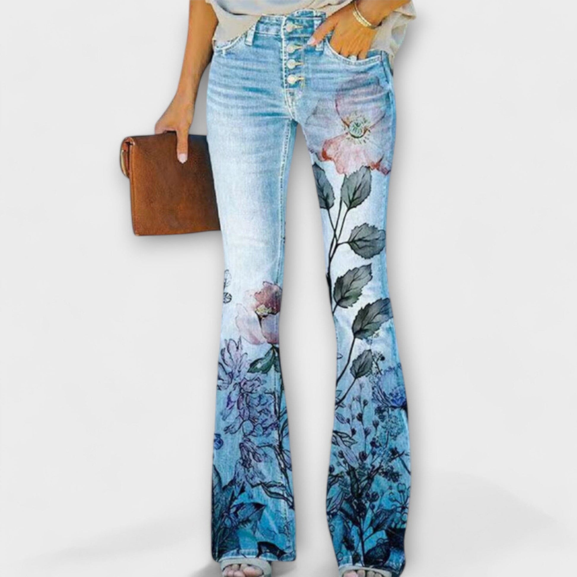 Pantalón con flores Pantalón con flores A minha loja Rote Blume 2 XS 