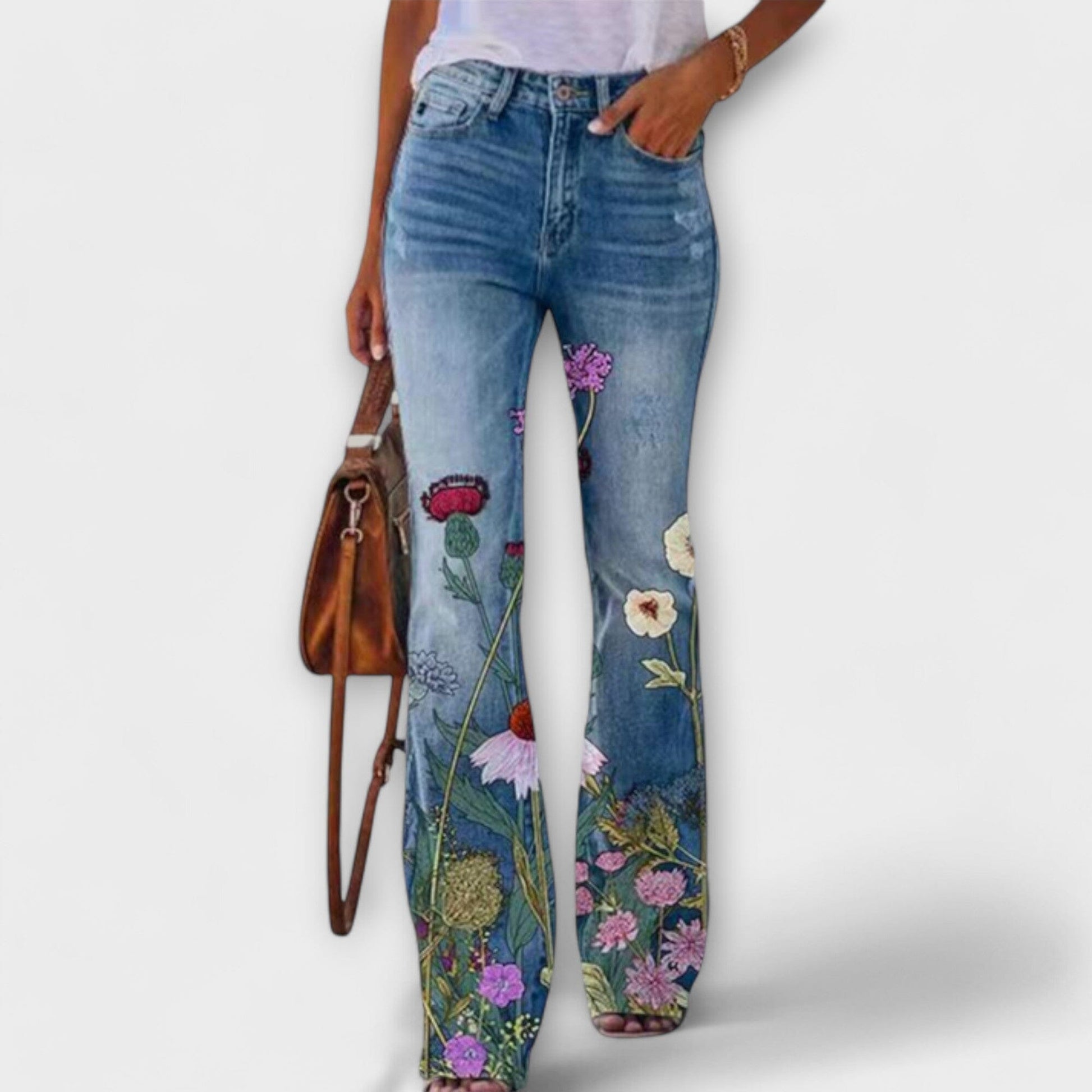 Pantalón con flores Pantalón con flores A minha loja Rote Blume XS 