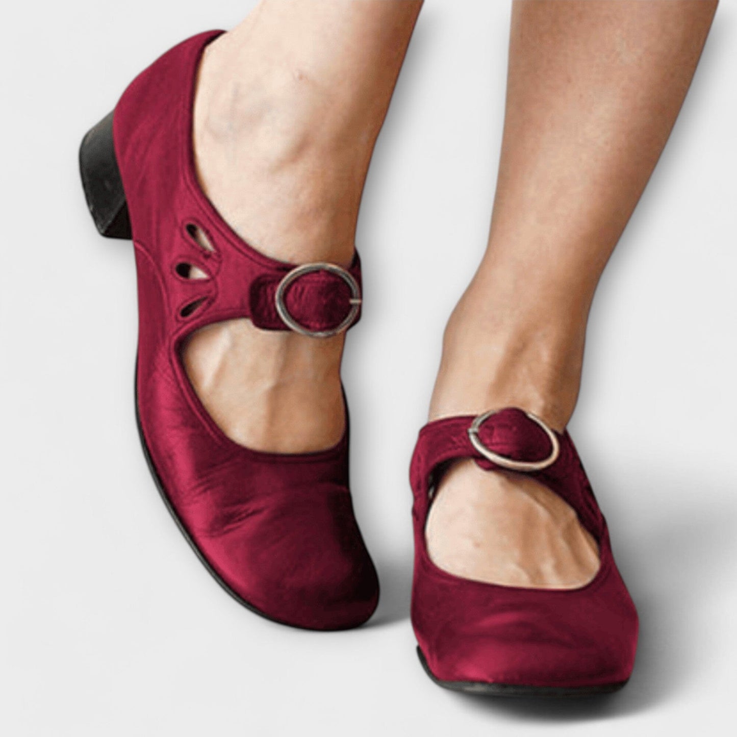 Paulina – La sandalia de cuero única y cómoda Paulina – La sandalia de cuero única y cómoda A minha loja Rojo 35 