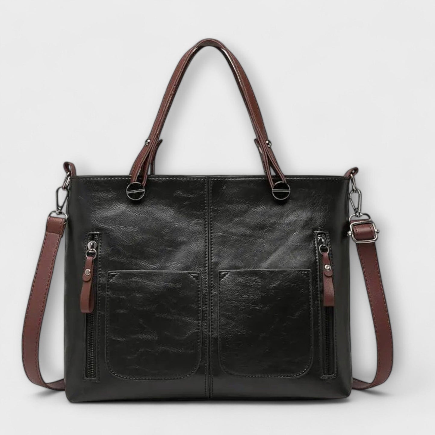 Rita. – Bolso de cuero elegante Rita. – Bolso de cuero elegante Rita Negro 