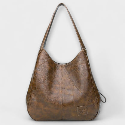 Rita. – Bolso de cuero vintage Rita. – Bolso de cuero vintage Rita Dunkelbraun 