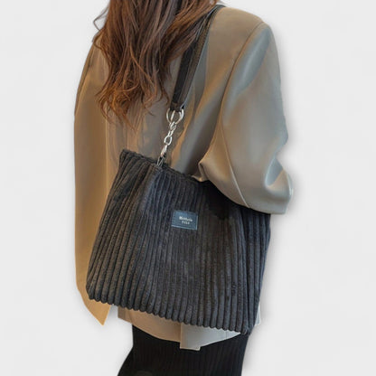 Rita. – Bolso de hombro de pana suave Rita. – Bolso de hombro de pana suave Rita 