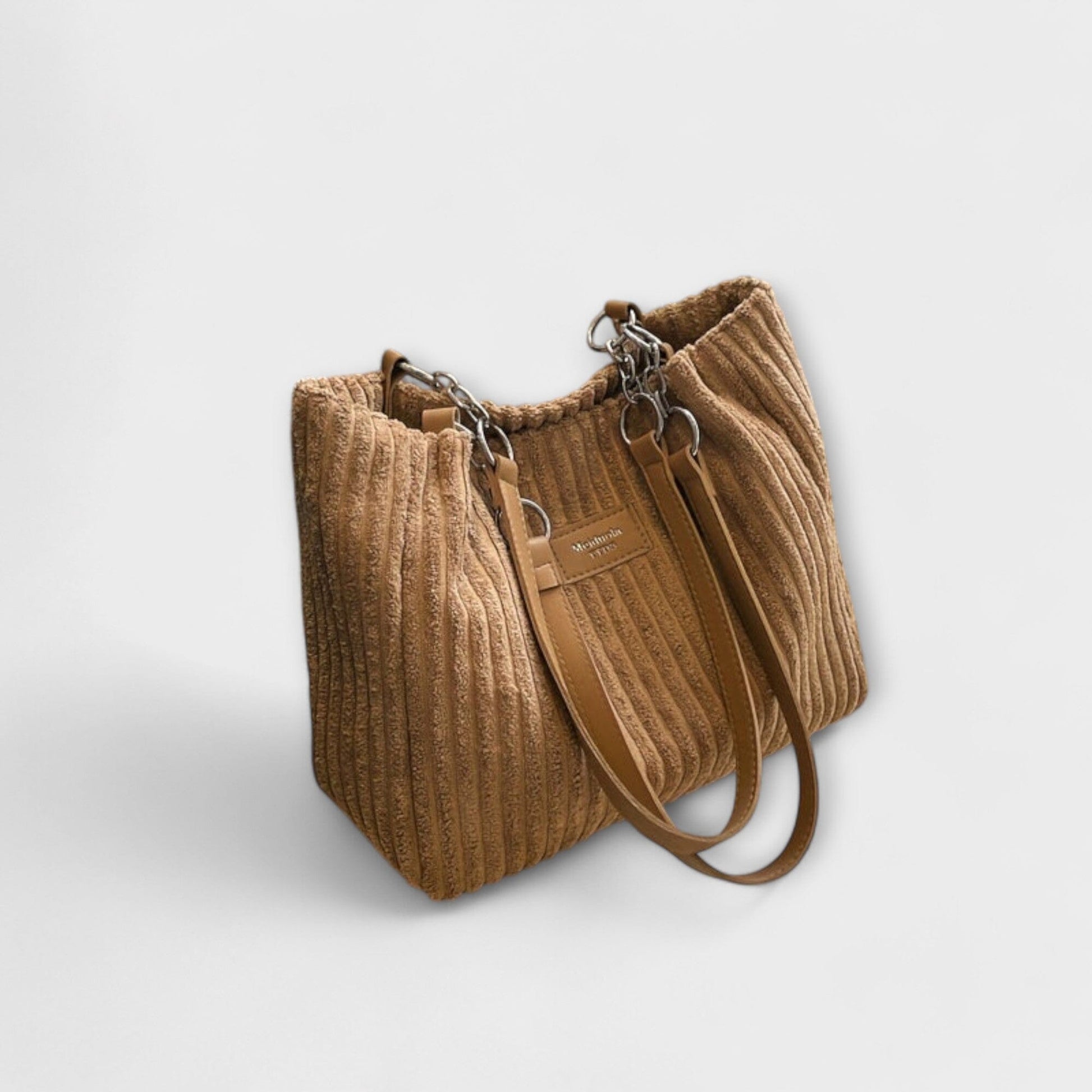 Rita. – Bolso de hombro de pana suave Rita. – Bolso de hombro de pana suave Rita Khaki 