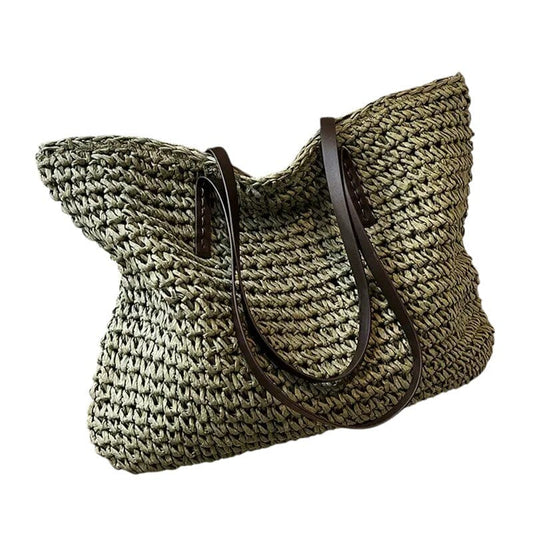 Rita. – Bolso tote tejido Rita. – Bolso tote tejido Rita Verde 