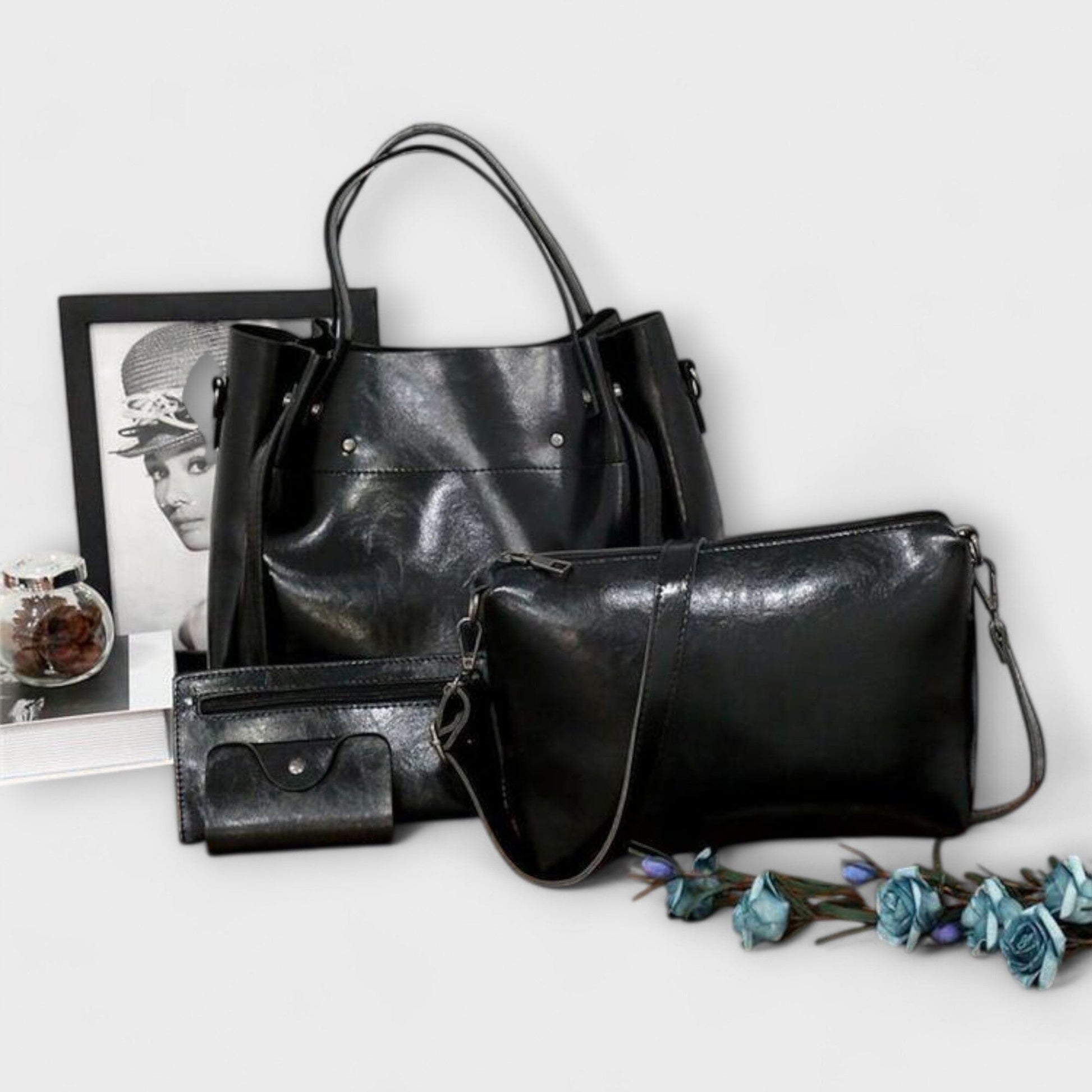 Rita. – Set de 4 bolsos vintage Rita. – Set de 4 bolsos vintage Rita Negro 