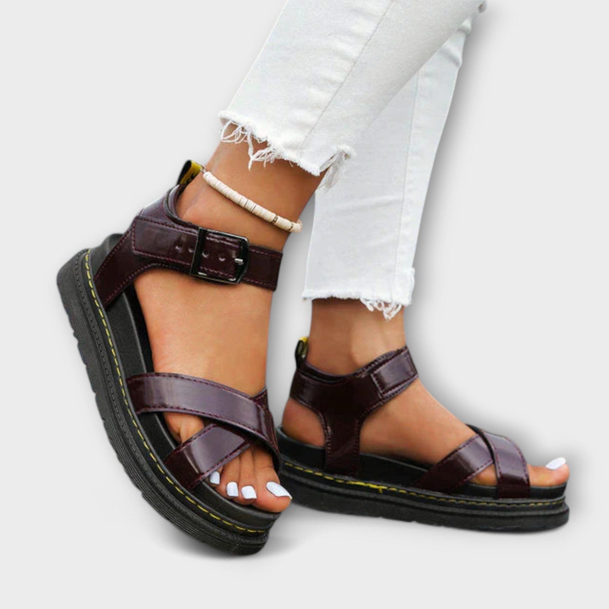 Rosa – Sandalias deportivas ortopédicas para mujer con comodidad y soporte Rosa – Sandalias deportivas ortopédicas para mujer con comodidad y soporte A minha loja Burgundisch 36 