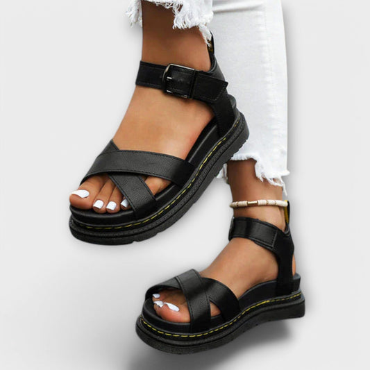 Rosa – Sandalias deportivas ortopédicas para mujer con comodidad y soporte Rosa – Sandalias deportivas ortopédicas para mujer con comodidad y soporte A minha loja Negro 36 