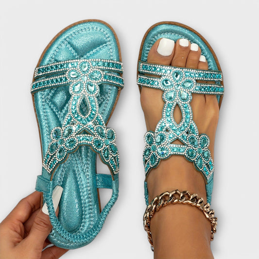 Rosalie – Sandalias ortopédicas con estilo boho Rosalie – Sandalias ortopédicas con estilo boho A minha loja Türkis 36 