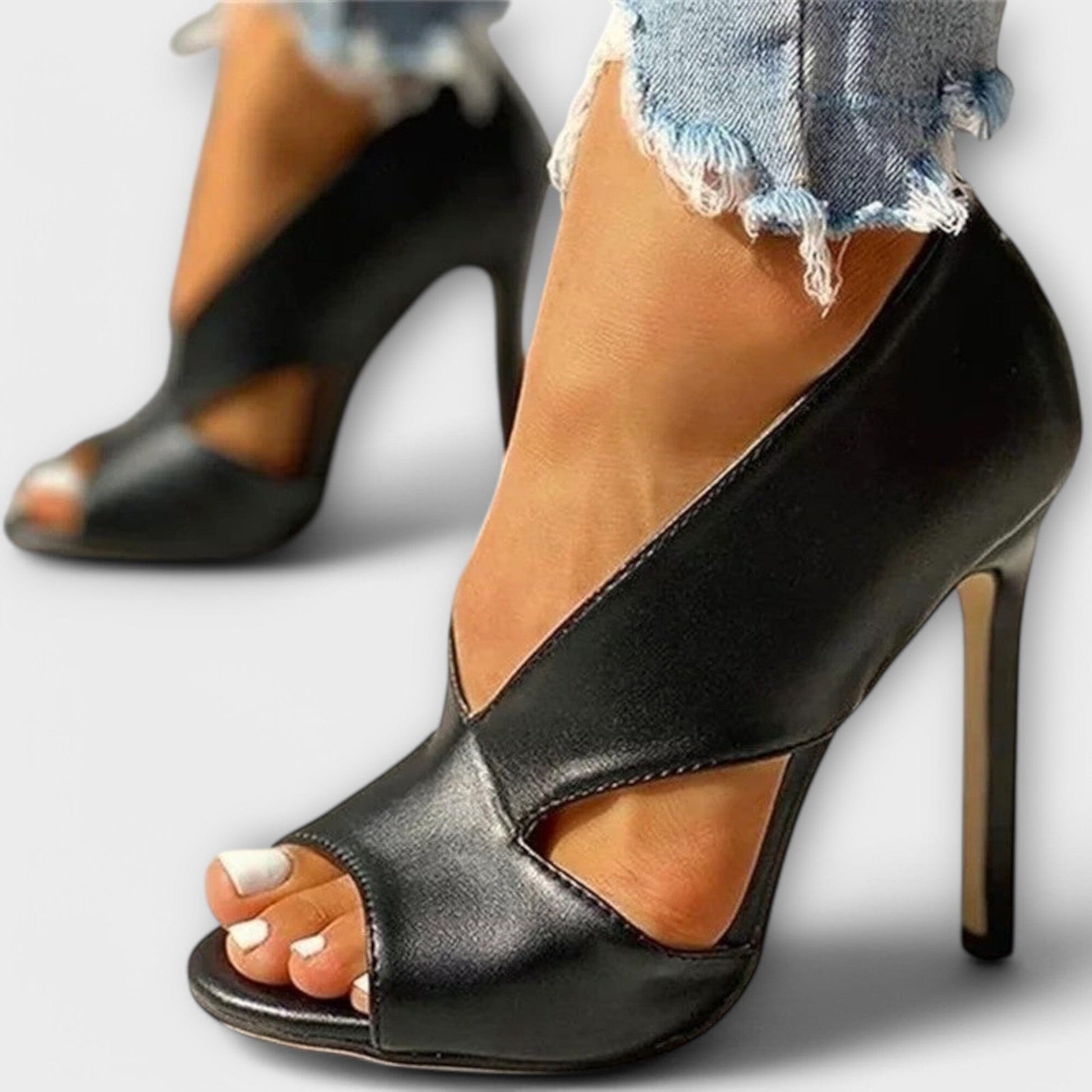 Sandalias ortopédicas de moda con tacón elegante Sandalias ortopédicas de moda con tacón elegante A minha loja 