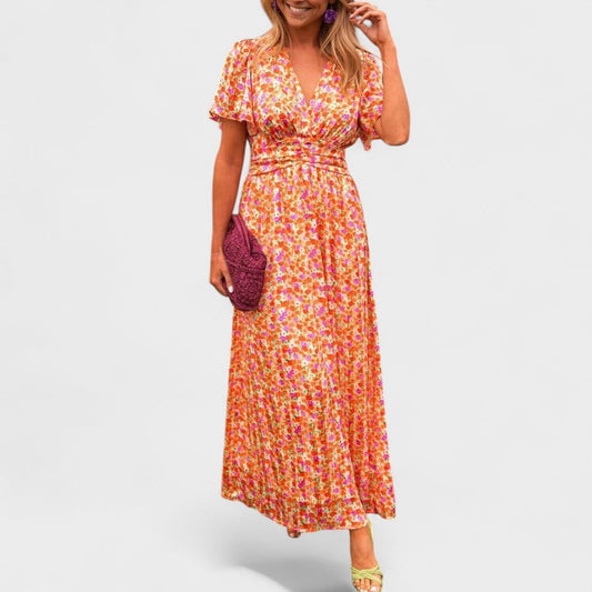 Sandra | Maxi vestido elegante con escote en V Sandra | Maxi vestido elegante con escote en V Rita 