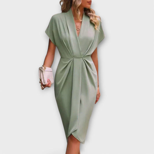 Serena – Vestido midi cruzado Serena – Vestido midi cruzado A minha loja Hellgrün S 