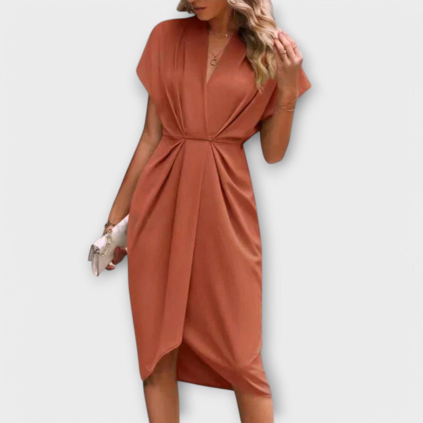 Serena – Vestido midi cruzado Serena – Vestido midi cruzado A minha loja Koralle S 