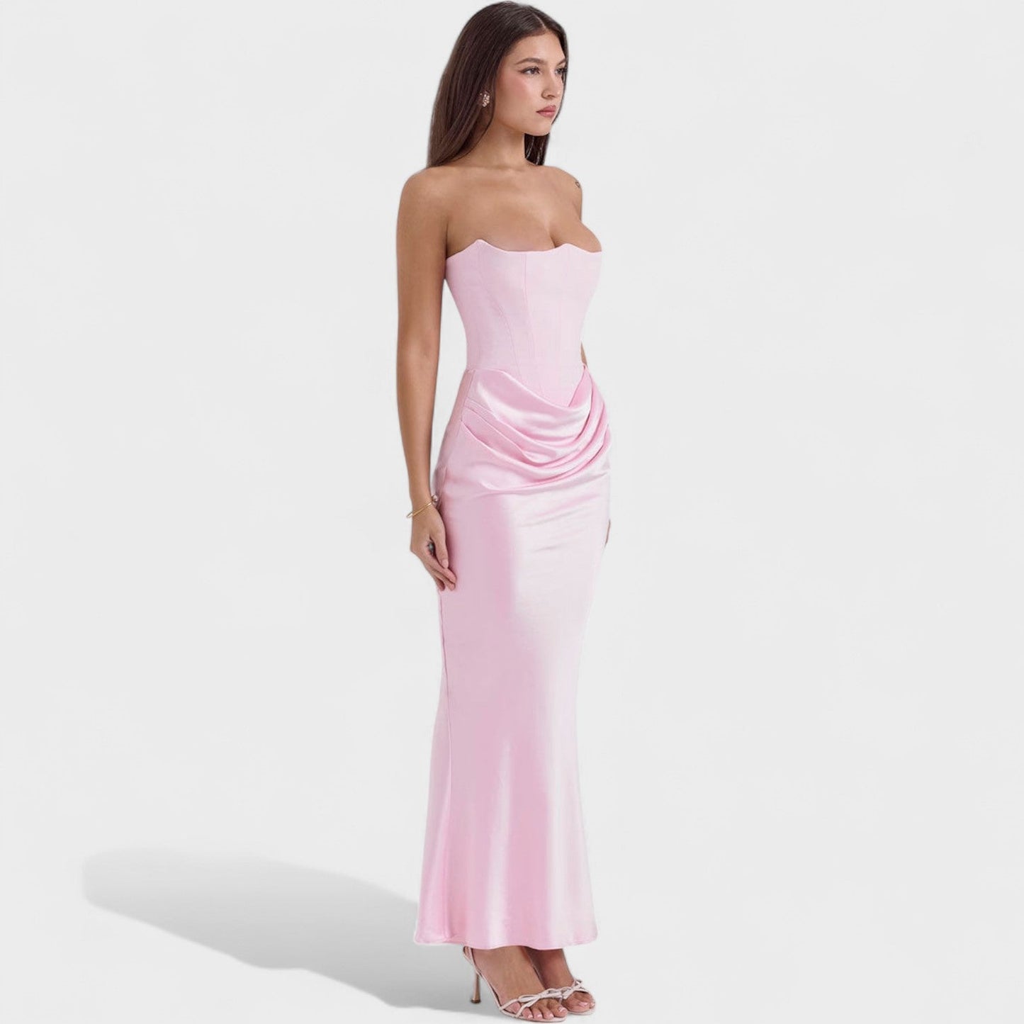 Clara – Vestido Corset Satinado