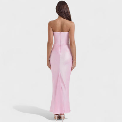 Clara – Vestido Corset Satinado