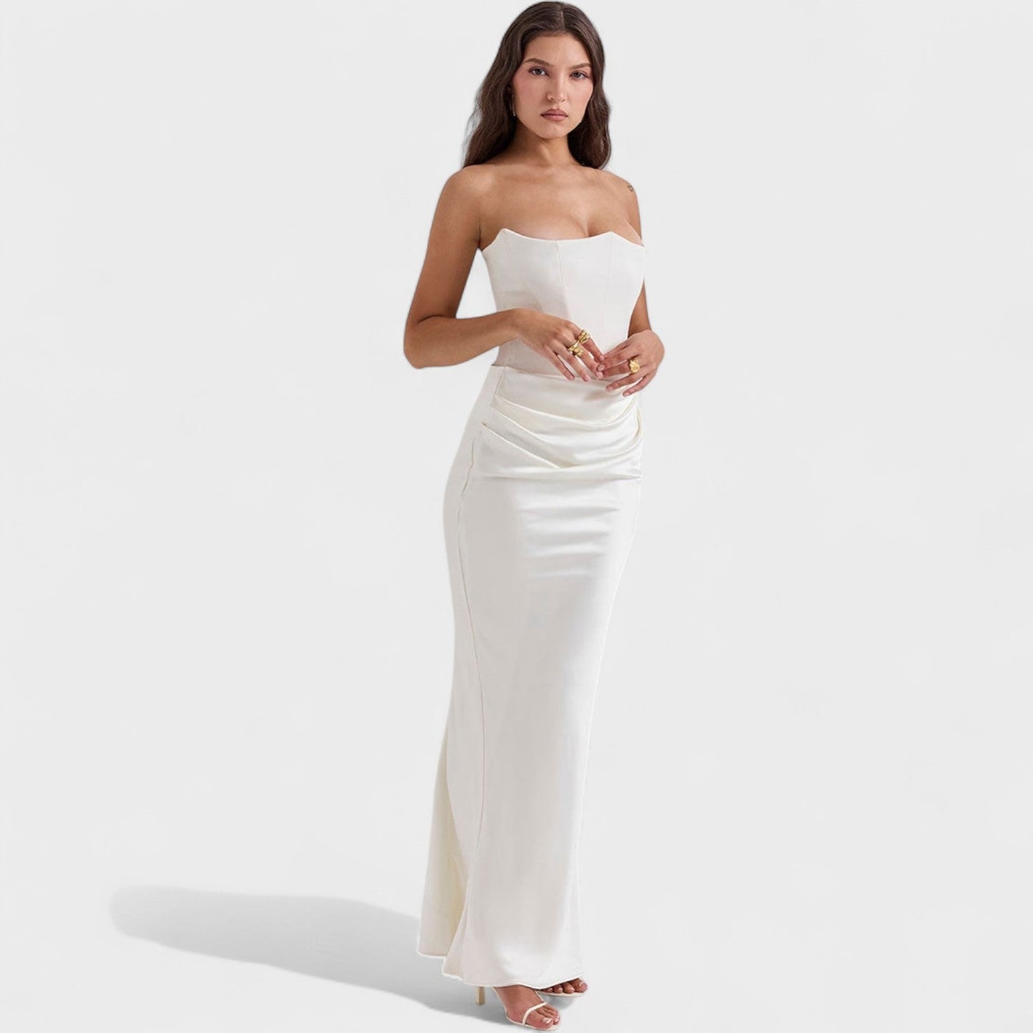 Clara – Vestido Corset Satinado