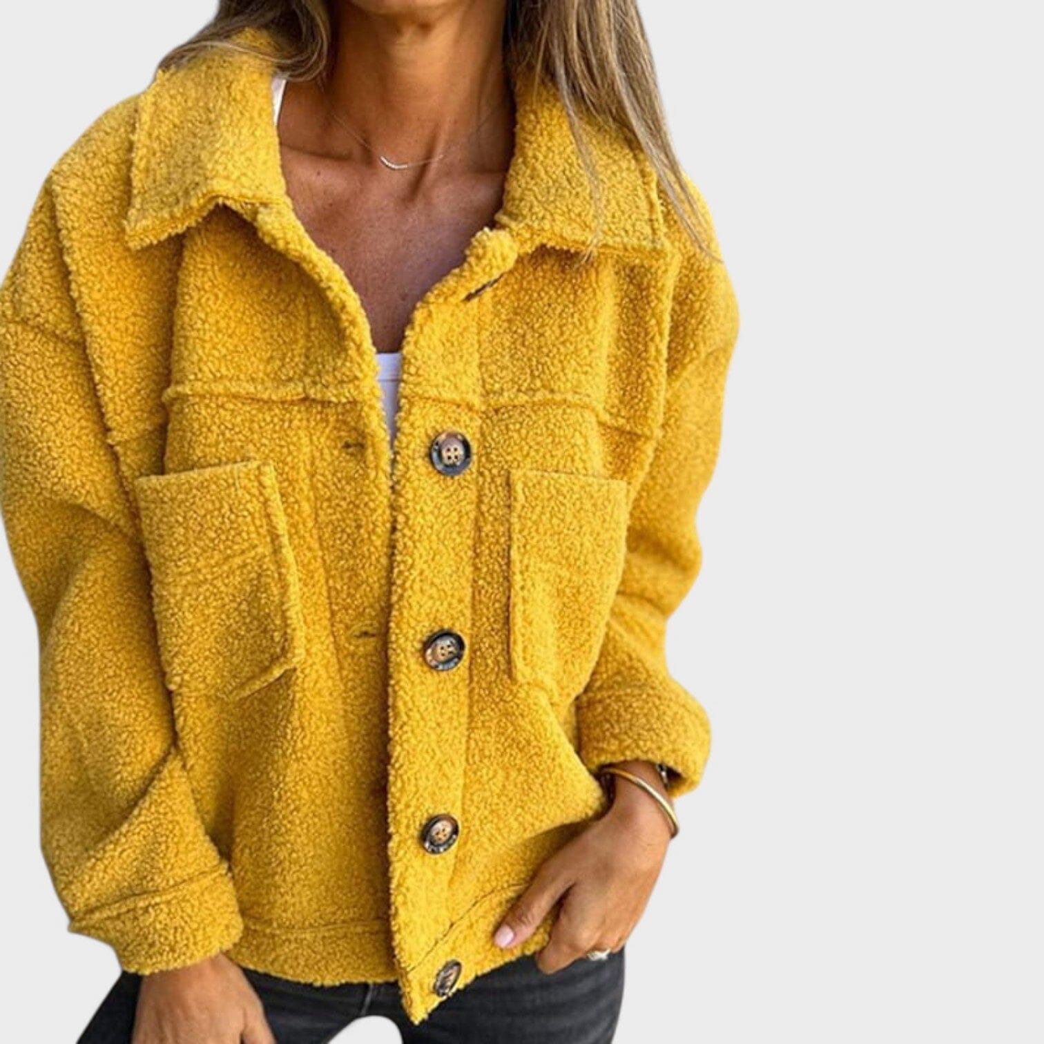 Sofia | Cazadora corta de primavera cálida Sofia | Cazadora corta de primavera cálida Rita Amarillo XS 