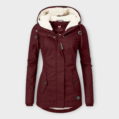 Sophie - Chaqueta de Invierno Forrada e Impermeable Sophie - Chaqueta de Invierno Forrada e Impermeable A minha loja Rojo XS 