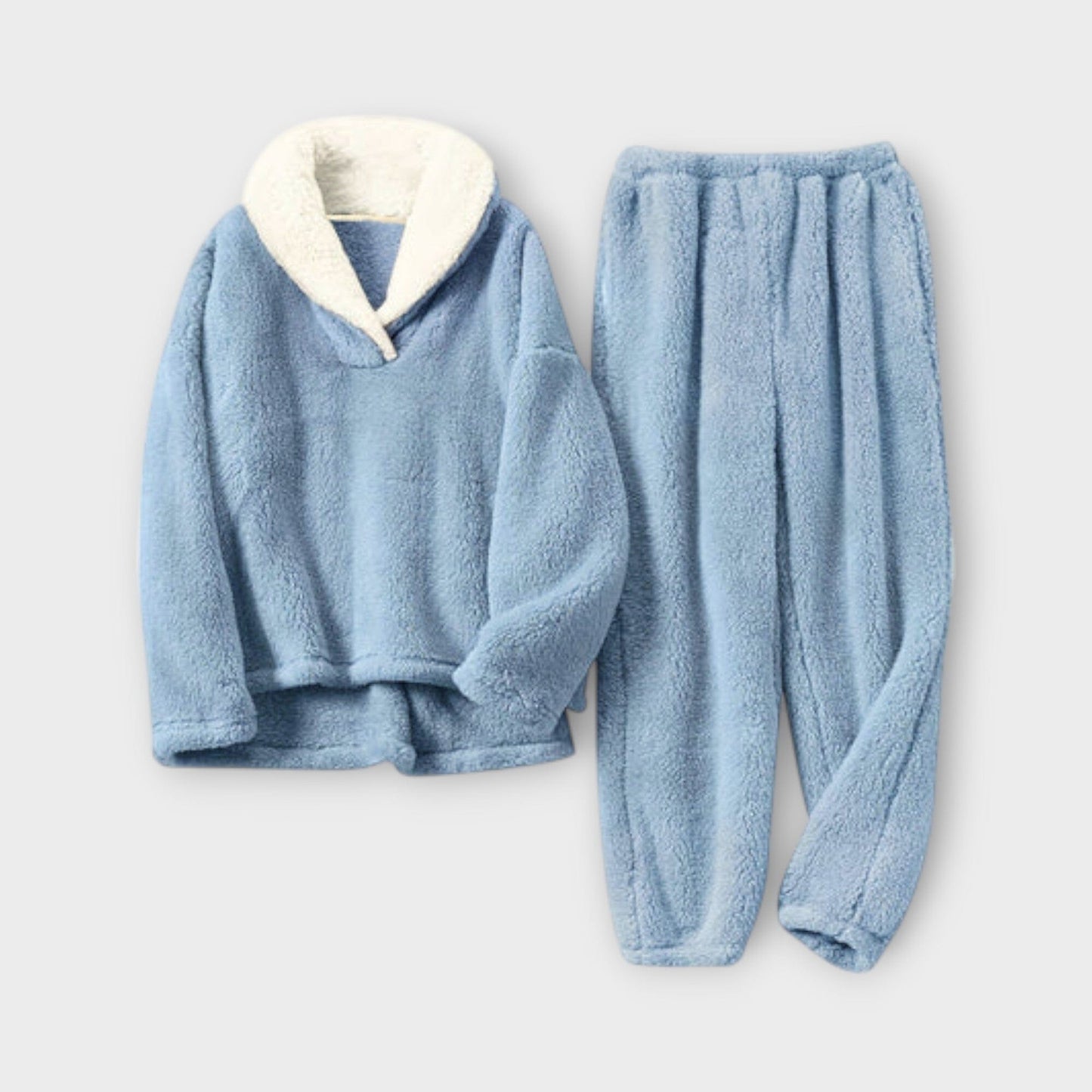 Stella – Conjunto de Franela Acogedor Stella – Conjunto de Franela Acogedor A minha loja Azul M 
