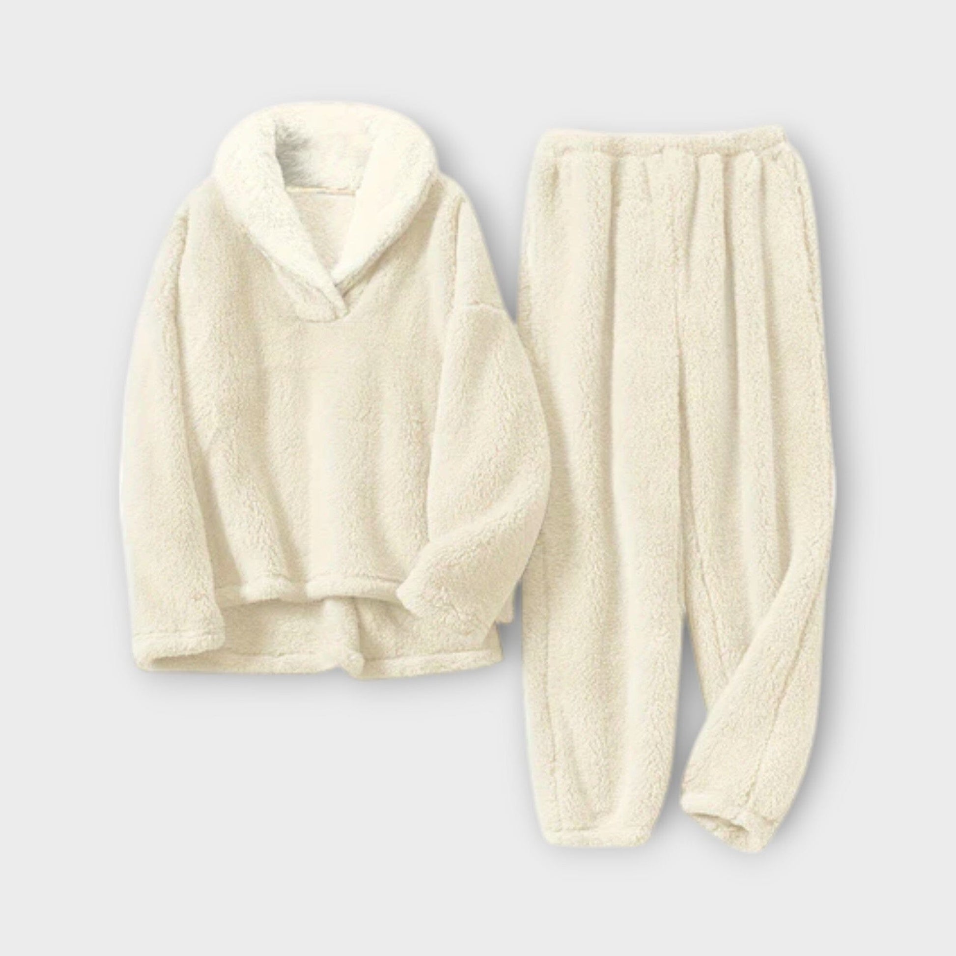 Stella – Conjunto de Franela Acogedor Stella – Conjunto de Franela Acogedor A minha loja Beige M 