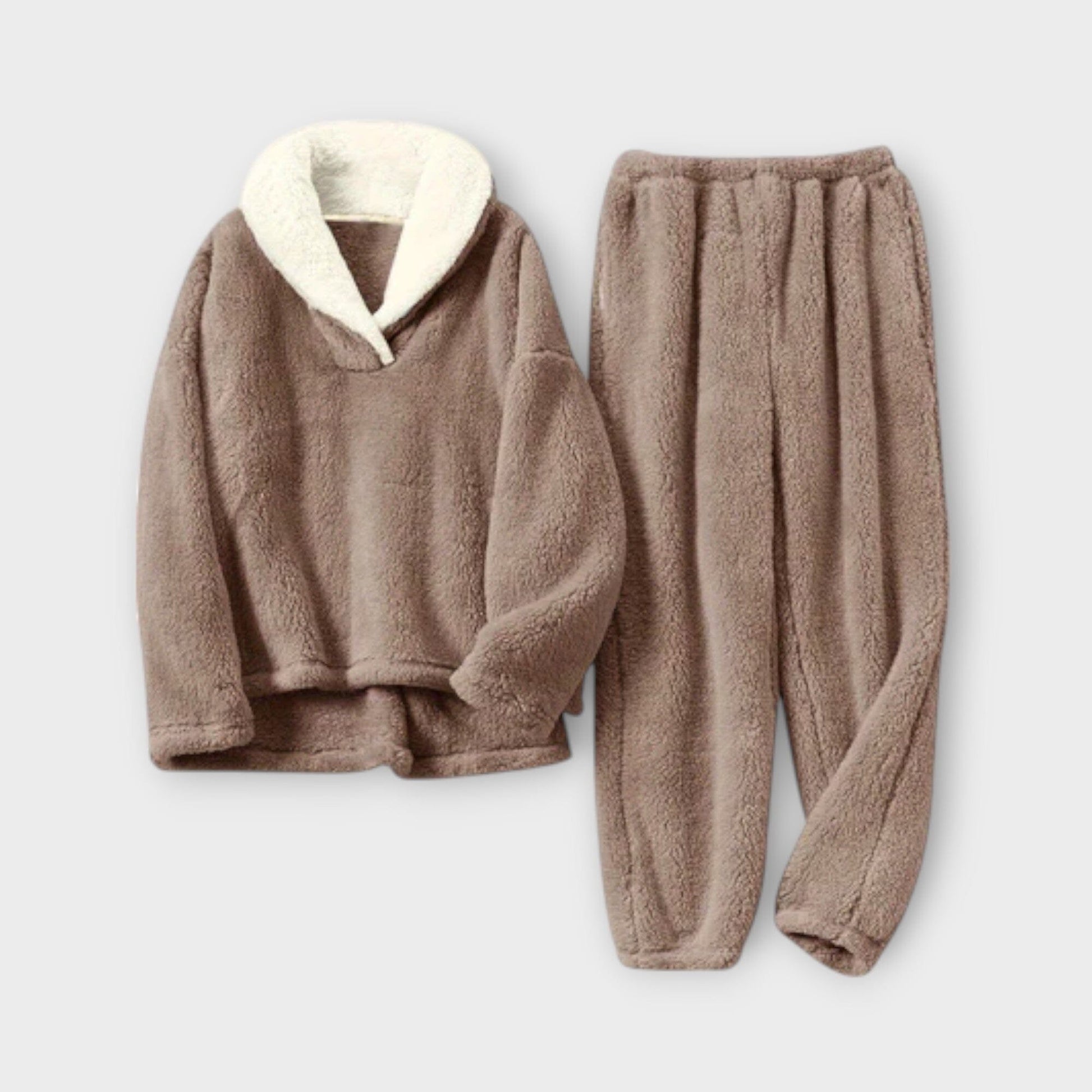 Stella – Conjunto de Franela Acogedor Stella – Conjunto de Franela Acogedor A minha loja Khaki M 