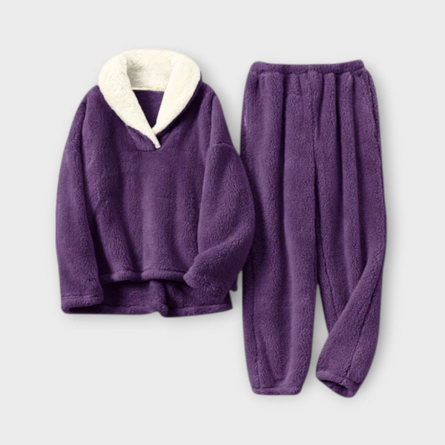 Stella – Conjunto de Franela Acogedor Stella – Conjunto de Franela Acogedor A minha loja Lila M 