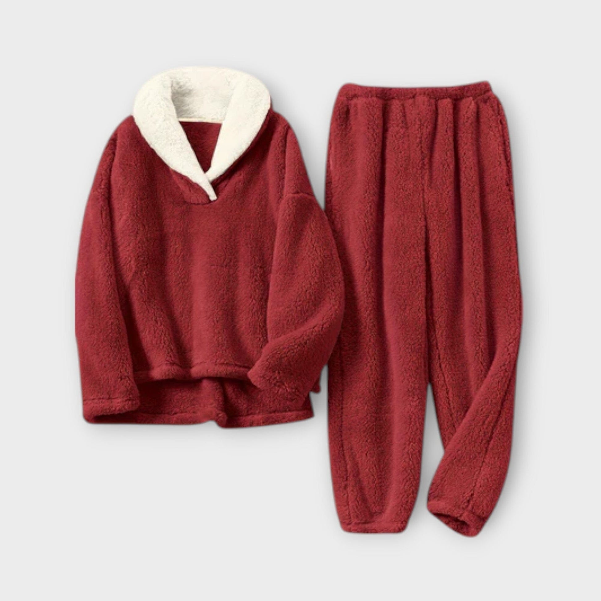 Stella – Conjunto de Franela Acogedor Stella – Conjunto de Franela Acogedor A minha loja Rojo M 