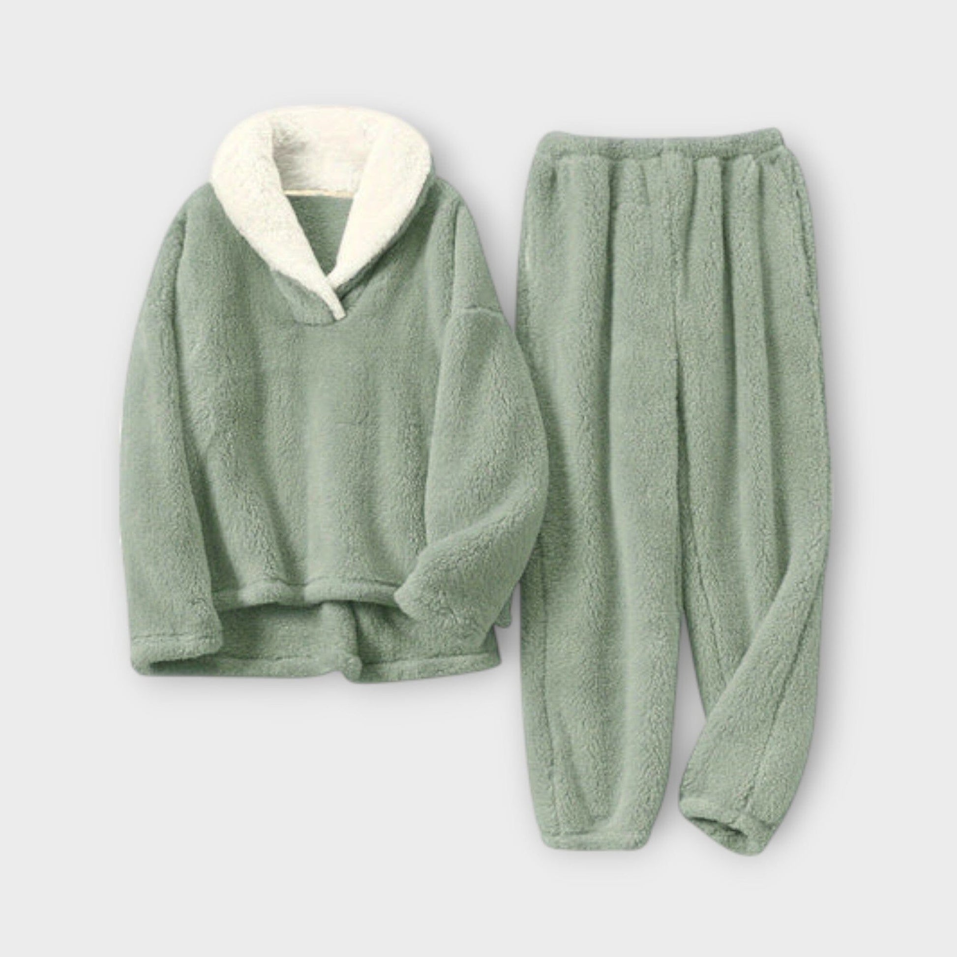 Stella – Conjunto de Franela Acogedor Stella – Conjunto de Franela Acogedor A minha loja Verde M 